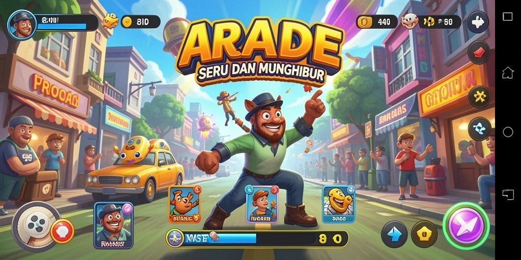 Tampilan gameplay seru 8ID dengan aksi yang cepat dan menegangkan.