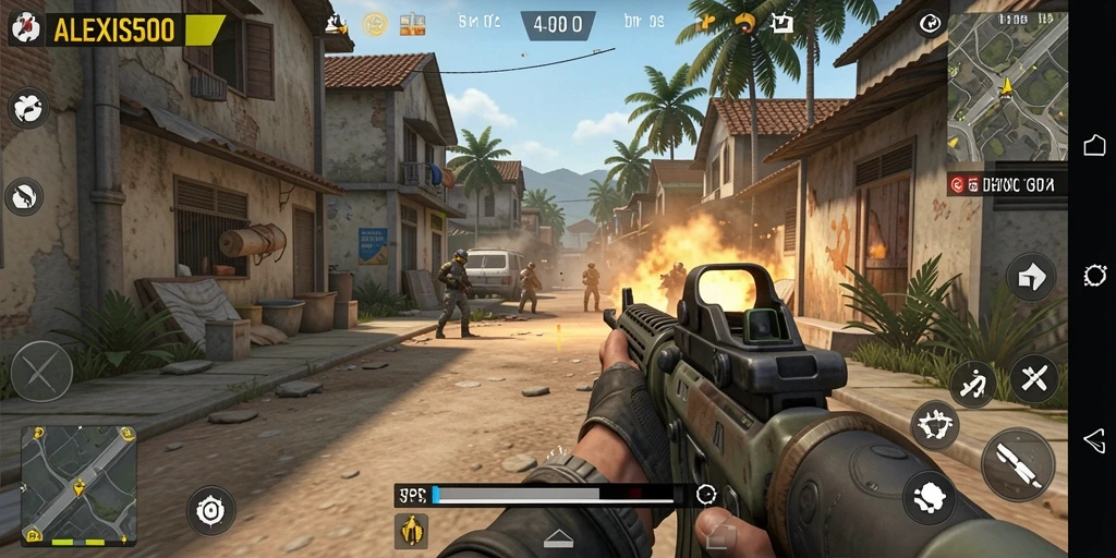 Gameplay mendebarkan ALEXIS500 dengan grafis luar biasa.