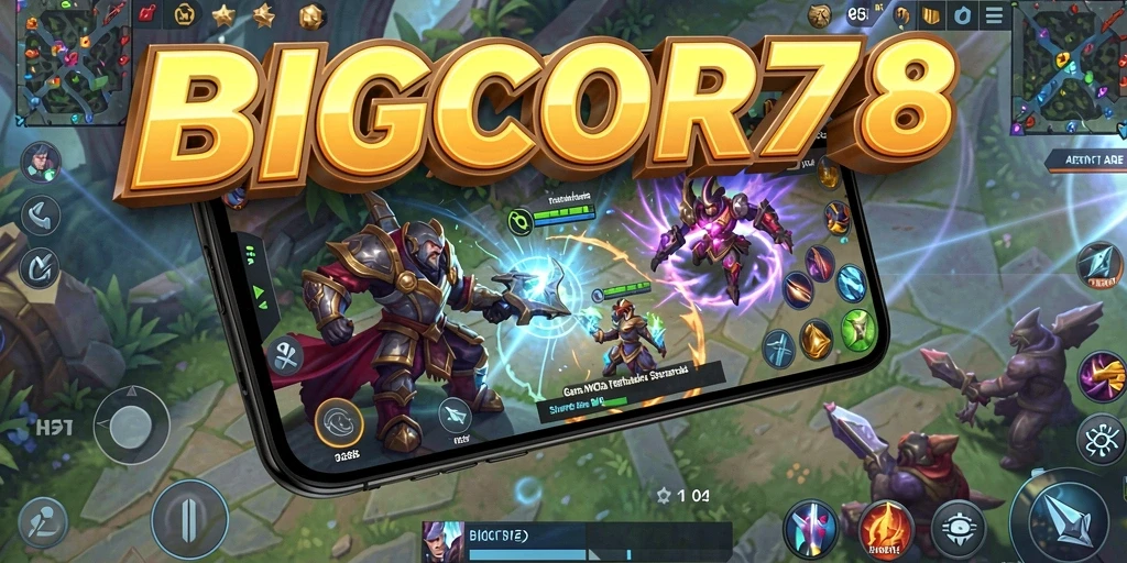 Screenshot gameplay BIGCOR78 yang menampilkan aksi intens dalam pertempuran.