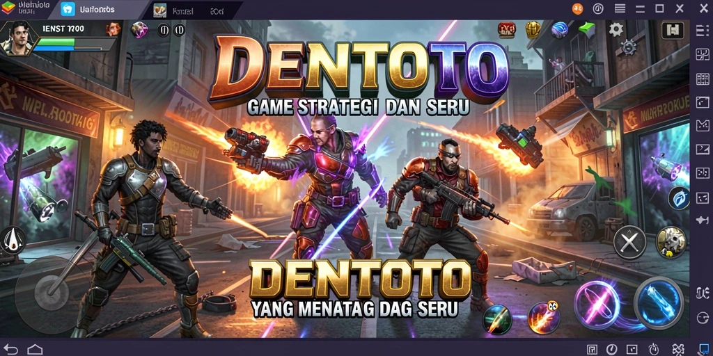 Tampilan gameplay menarik di DENTOTO yang penuh strategi.