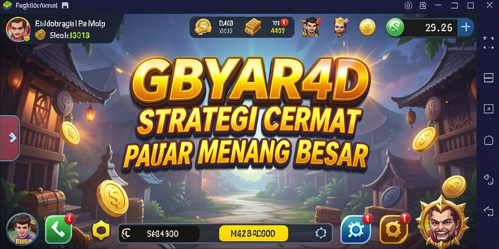 Screenshot gameplay GEBYAR4D yang menarik dan penuh strategi.