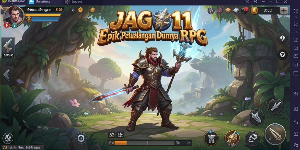 Tampilan gameplay <strong>JAGO11</strong> yang seru dan penuh aksi RPG.