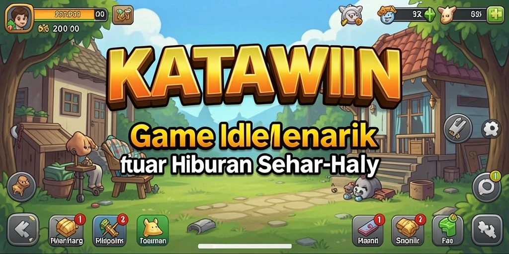 Tampilan gameplay KATAWIN yang menarik dan menyenangkan.