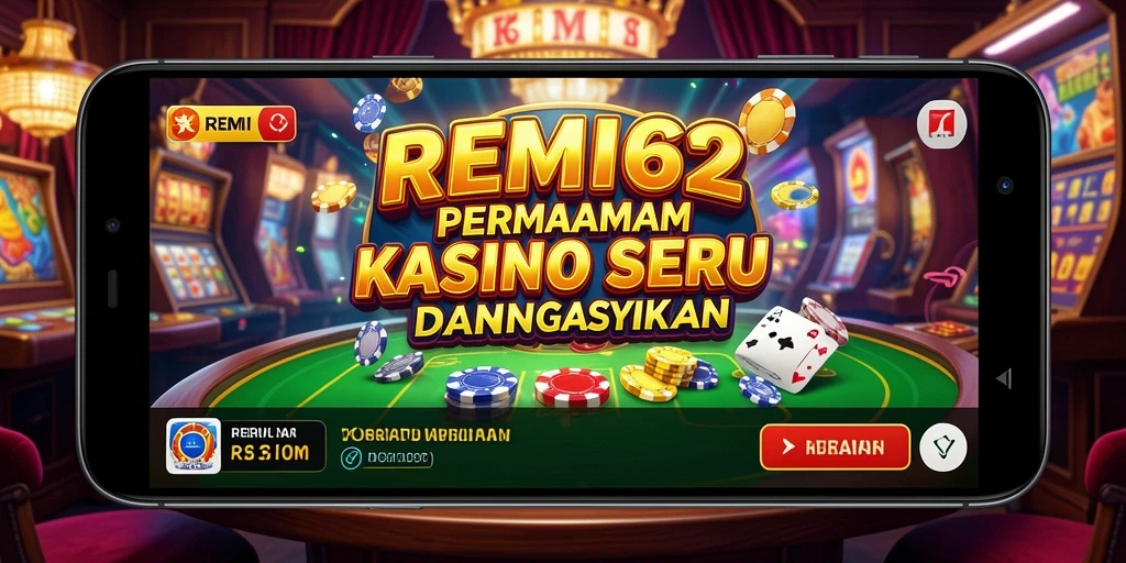 Tampilan gameplay Kasino yang menarik di REMI62.