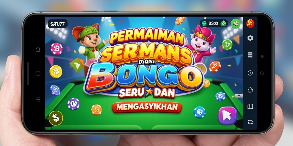 Tampilan gameplay SATU77 yang menarik dan penuh warna.