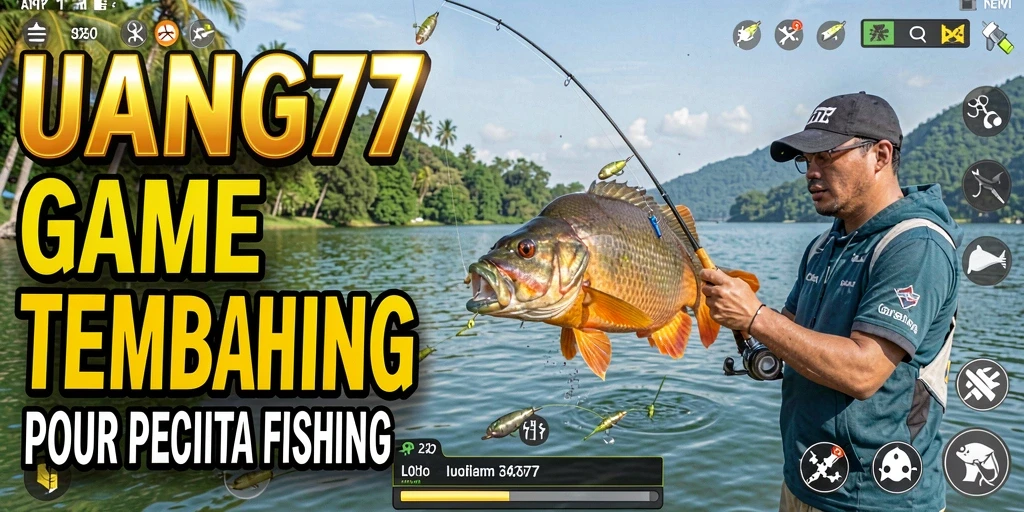 Screenshot UANG77 yang menunjukkan keseruan gameplay memancing.